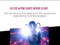 [Cherry] 유선 기계식 미니키보드, G80-3000S TKL RGB, G80-3831LSAKR-2, 클릭 청축 [블랙/USB]